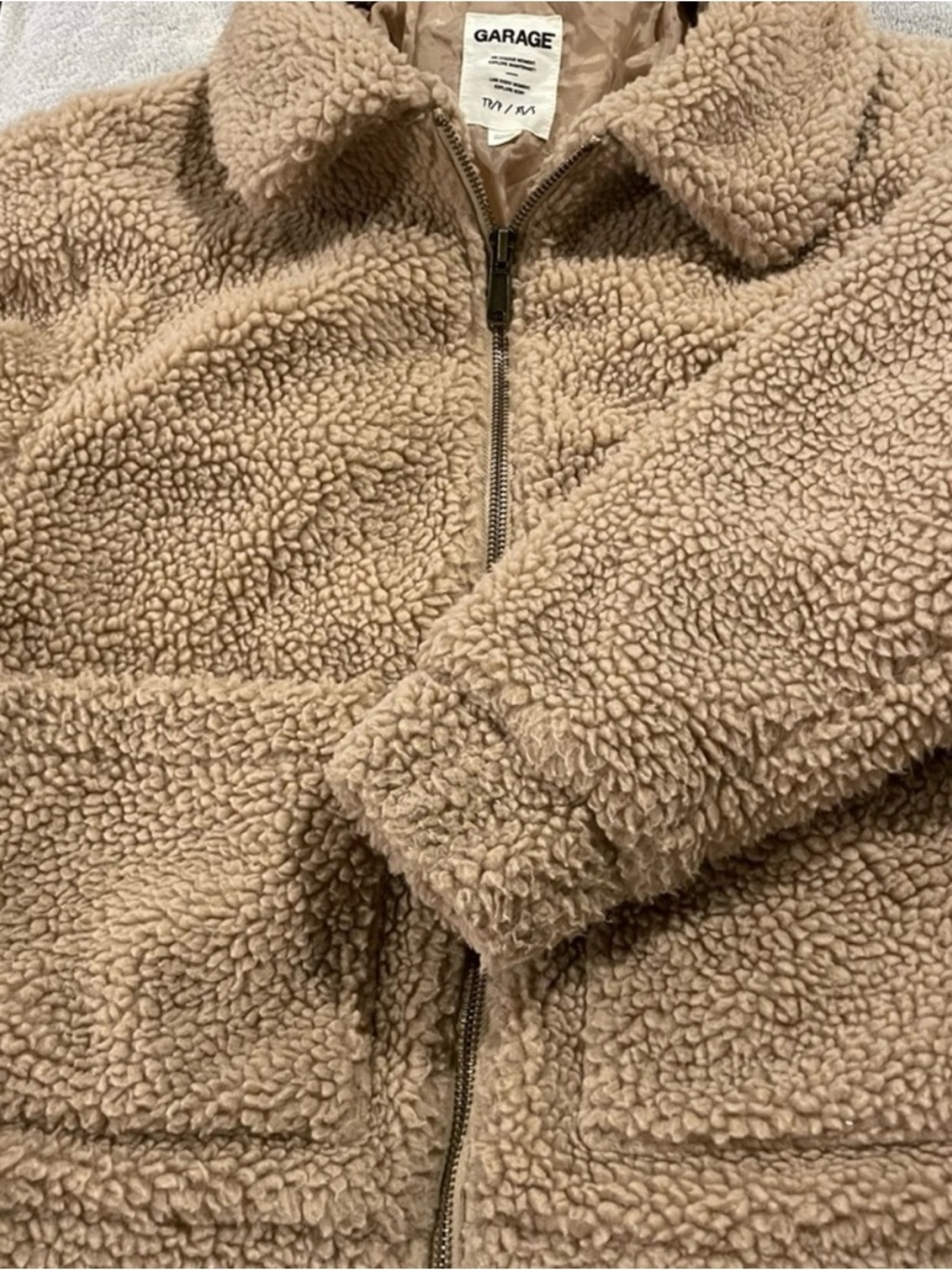 Garage Cozy Teddy Fleece Jacket - Picture 4 of 6